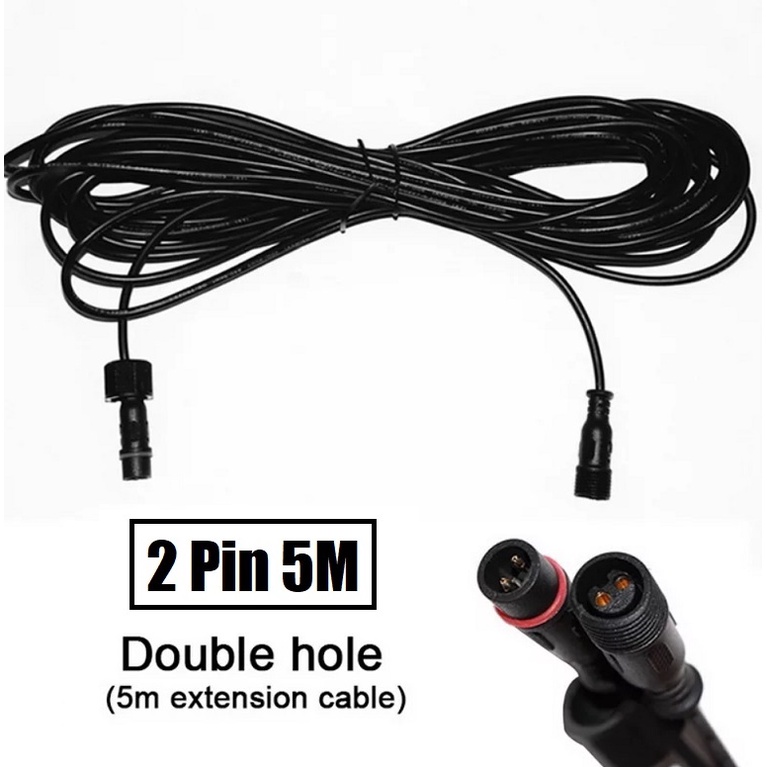 🌻 Local Stock 🌻 Led Solar Flood Light Extension Wire Cable 5*0.3m