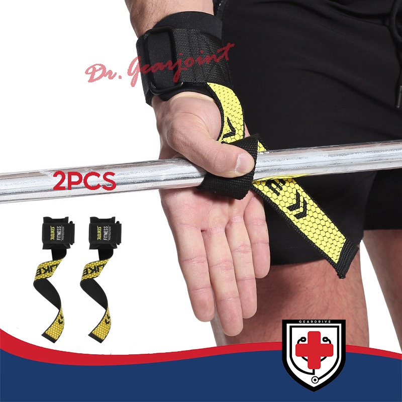 2Pcs Weight Lifting Straps with Wrist Support Wrist Straps for