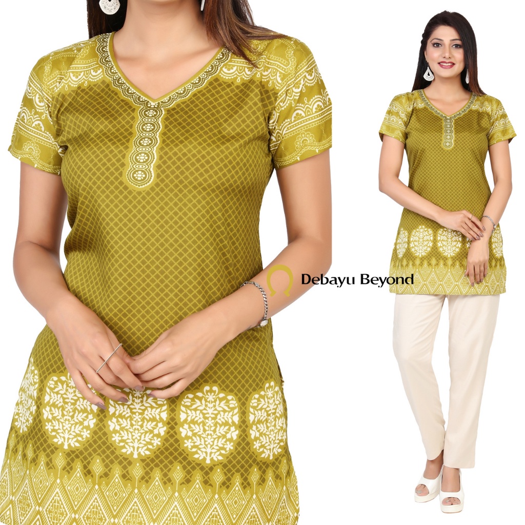 [READYSTOCK] Short Sleeve Kurti Size S to 5XL Shopee Malaysia