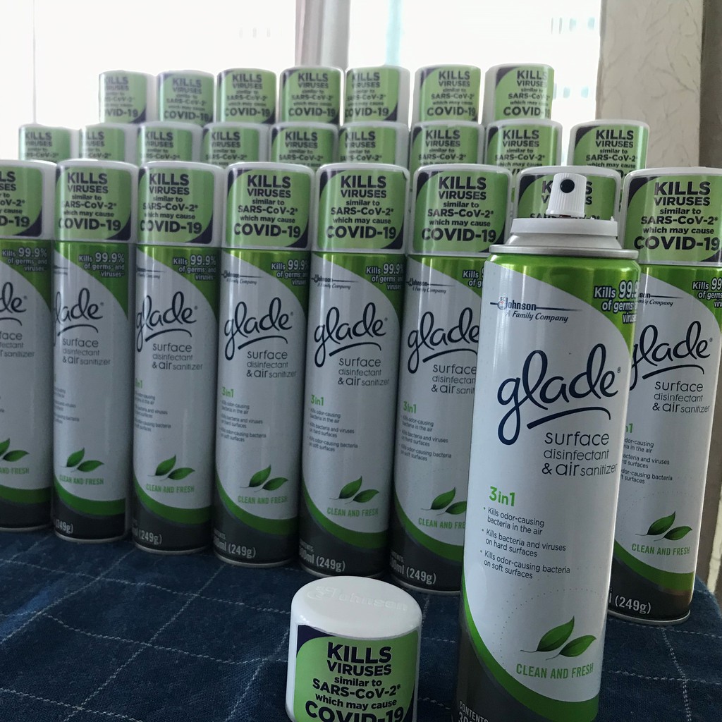 READY STOCK!! Glade Disinfectant Spray!! COVID19!! Air Sanitizer