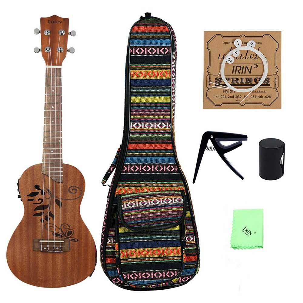 24 Sapele Wood Ukulele Ukelele Uke Kit () Shopee Malaysia