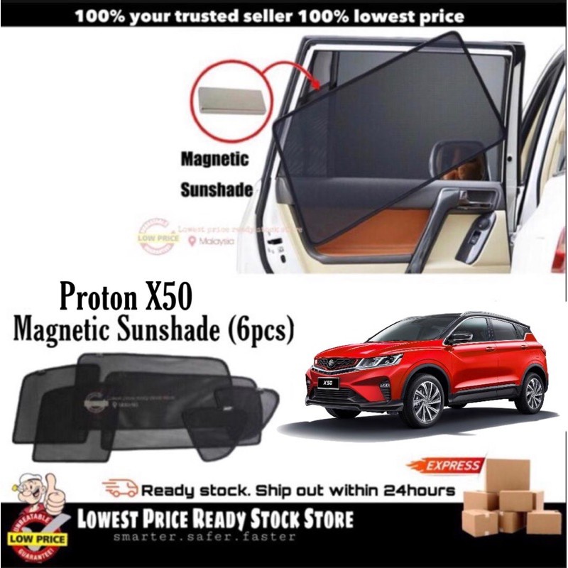 Sun Shade Proton X50 / X50 Car sunshade (6pcs