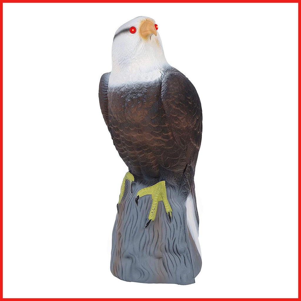 Owl StatueOwl Decoys To Scare Birds Away Horned Owl Scarecrow Sculpture