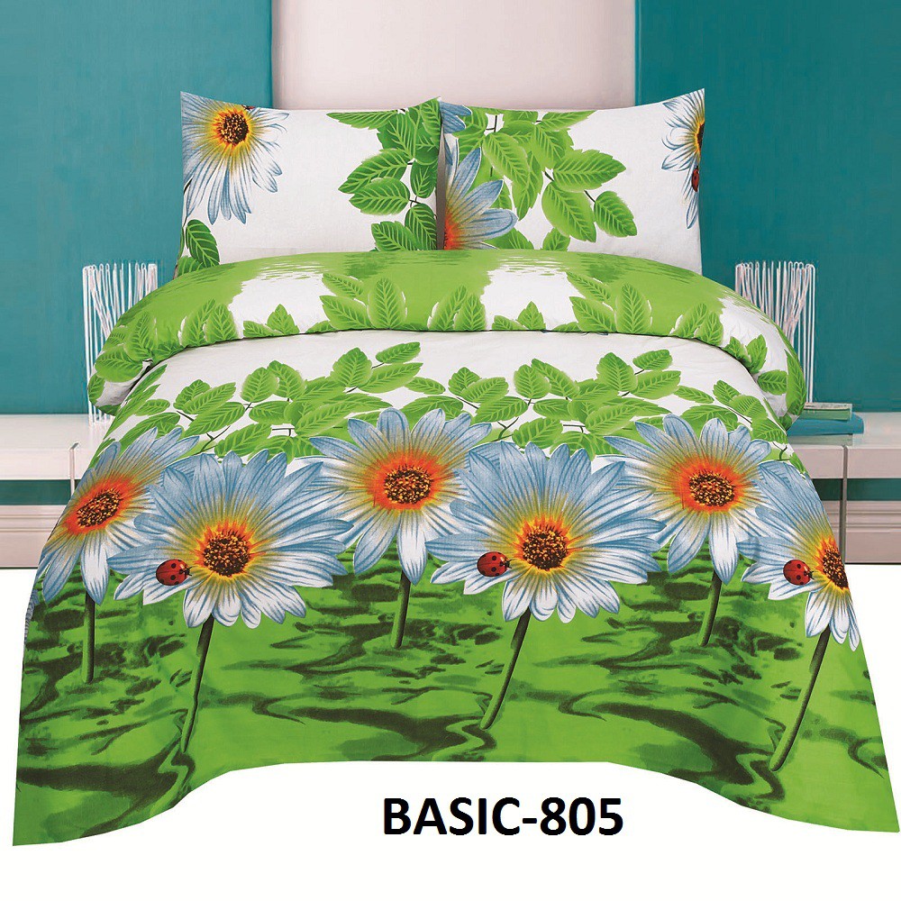 BC QUEEN Fitted Sheet Set 100 Cotton Rich330 TC (Basic805