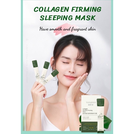 🔥🔥READY STOCK🔥🔥collagen firming sleeping mask(YANJIAYI) Shopee Malaysia