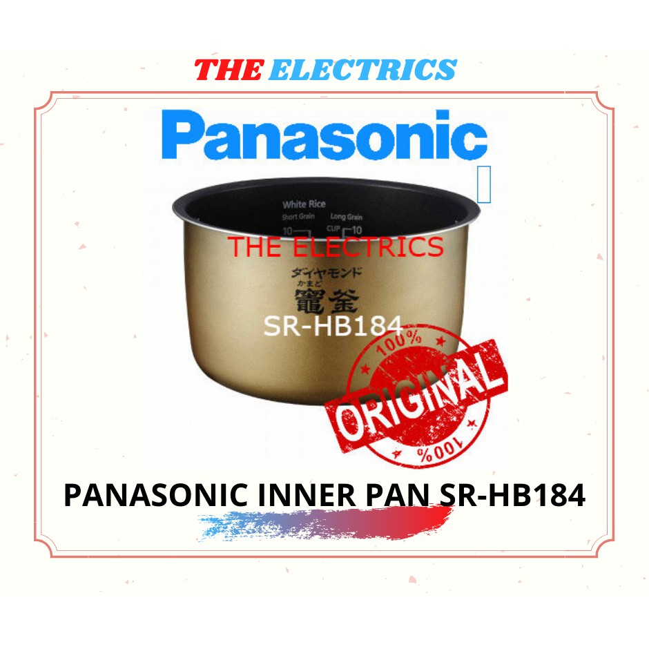 [SPARE PARTS] PANASONIC ORIGINAL 1.8L RICE COOKER INNER PAN SRHB184