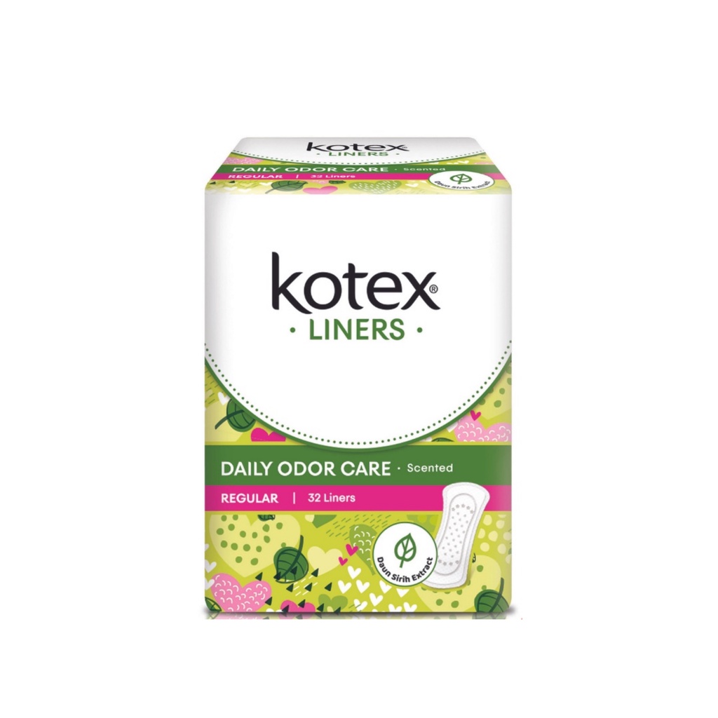 Kotex Liner Regular with Daun Sirih Extract (32's) Shopee Malaysia