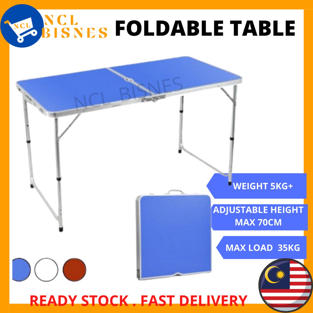 Portable Foldable Table folding tables meja lipat mudah alih foldables