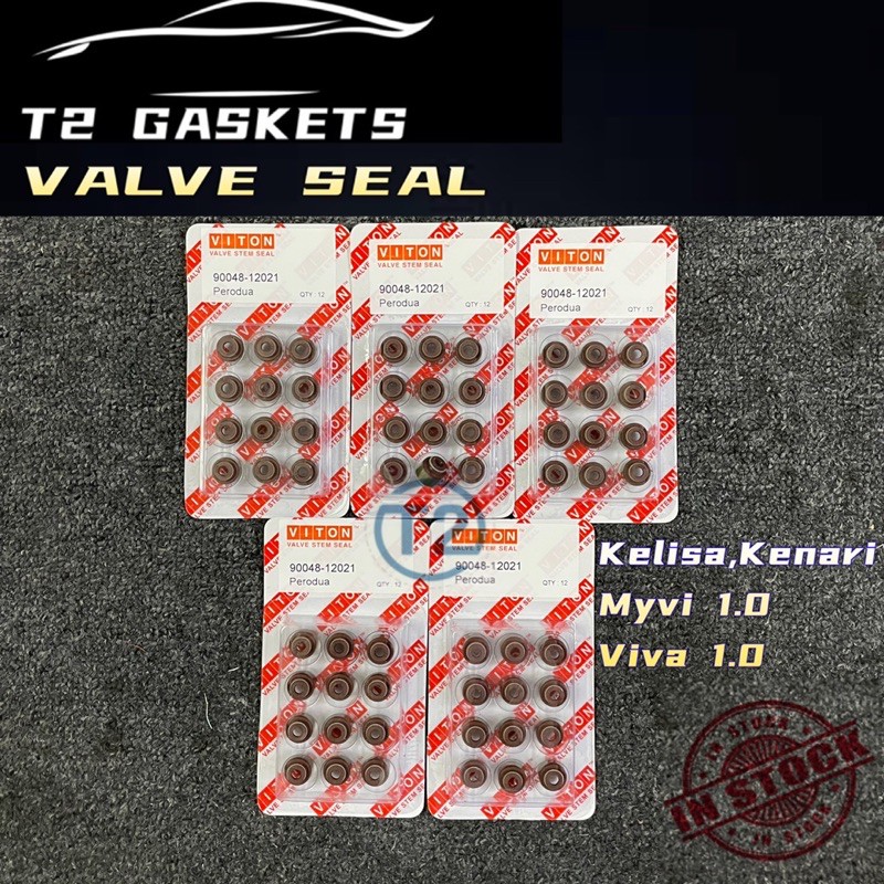 PERODUA Valve Seal Kelisa, Kenari, Myvi 1.0, Viva (Viton) (1 SET = 12