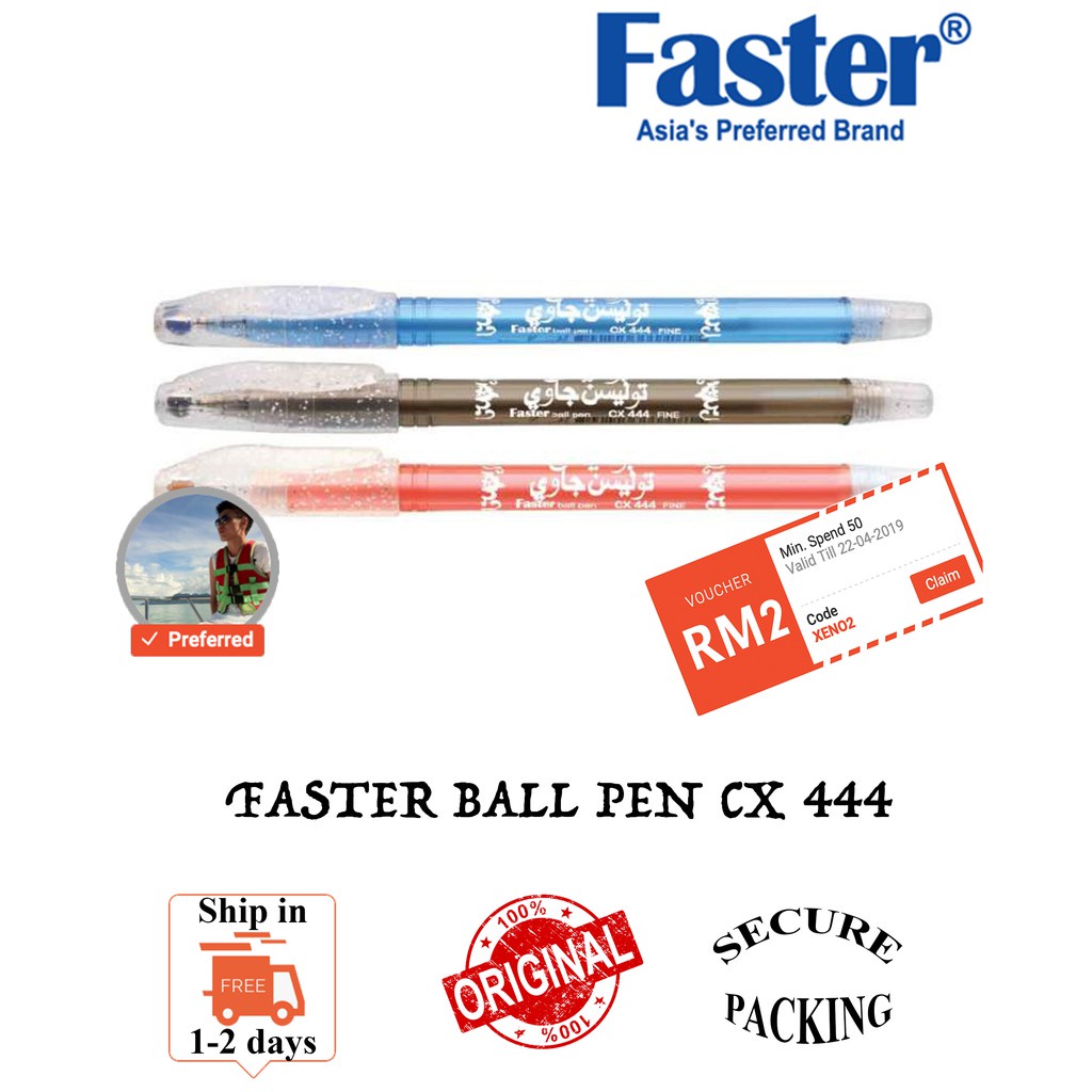 Faster CX444 Ball Pen / Faster Ball Pen CX444 Shopee Malaysia