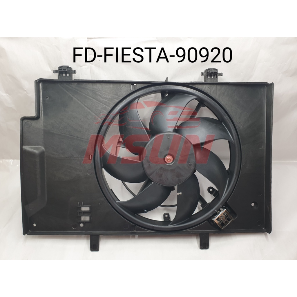 RADIATOR FAN MOTOR ASSEMBLY WITH BLADE / GUARD FORD FIESTA Shopee