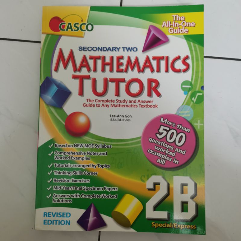 Singapore Mathematics practice revision book 2 for IGCSE O level GCE