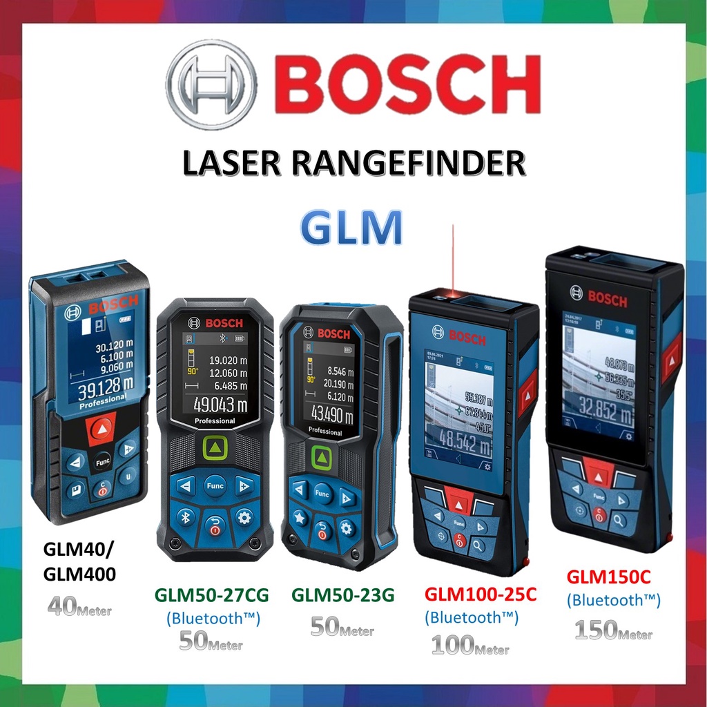 BOSCH GENUINE Laser Rangefinder / Laser Measure GLM 40 / GLM5023G