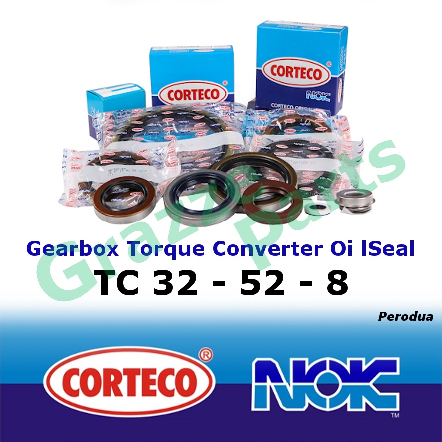 NOK Corteco Auto Gearbox Torque Converter Ball Oil Seal for Perodua