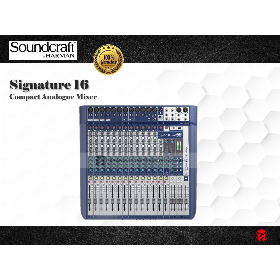 Soundcraft Signature 16 Mixer | Shopee Malaysia