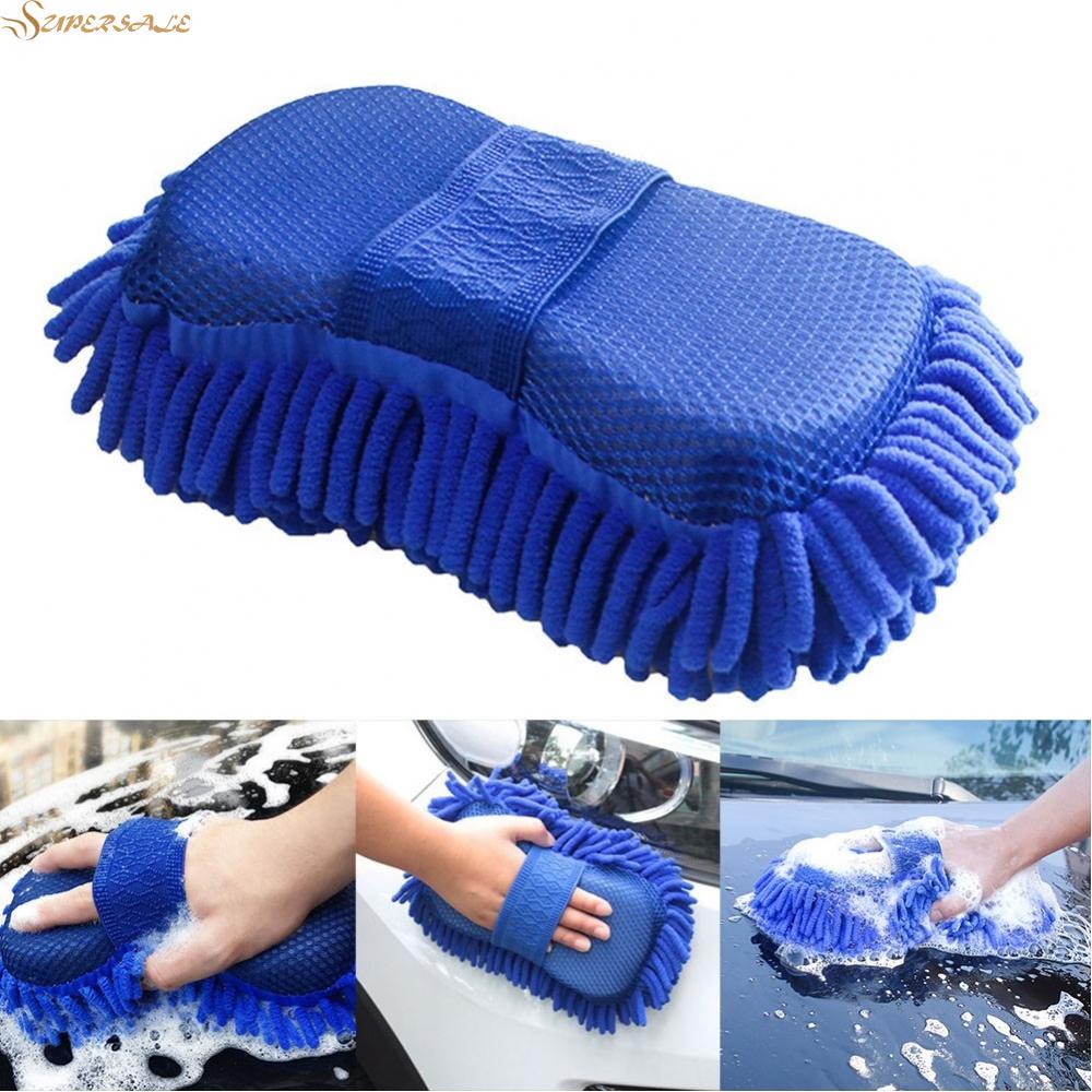 Sponge Cleaning Tool Microfiber Supplies Washing Auto Care Car Wash