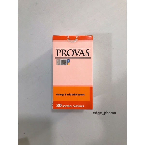 Provas (Omega 3 acid ethyl esters) 30/60 soft gel capsules Shopee Malaysia