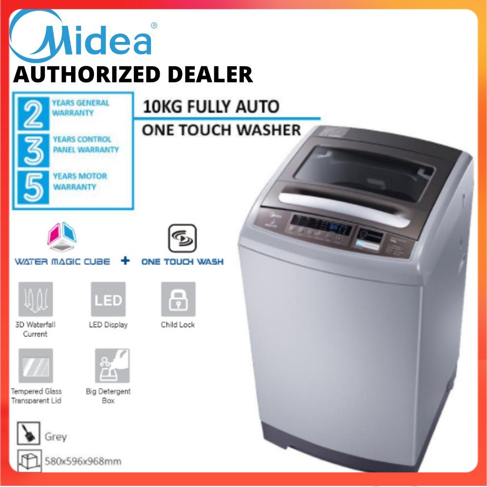 Midea Washing Machine MFW1050MV2 10KG FullyAuto Fuzzy Logic Magic
