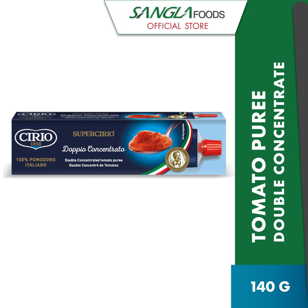 CIRIO SUPERCIRIO TOMATO PASTE 140G Halal Certified Shopee Malaysia