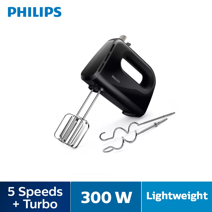 **MEGA SALE) Philips HR3705 300W Daily Collection 5 speeds Hand Mixer