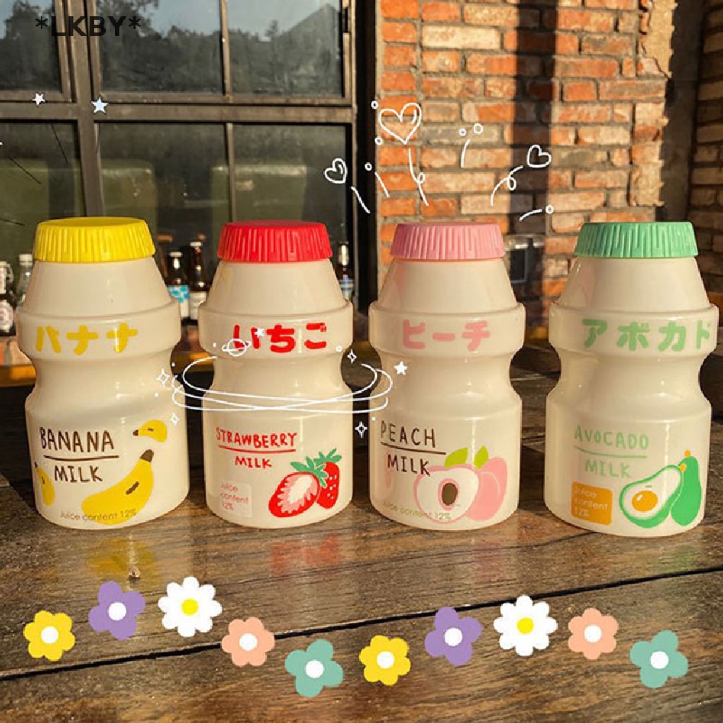 Luckybabys 480ml Plastic Water Bottle Drinking Bottle Shape Cute Kawaii