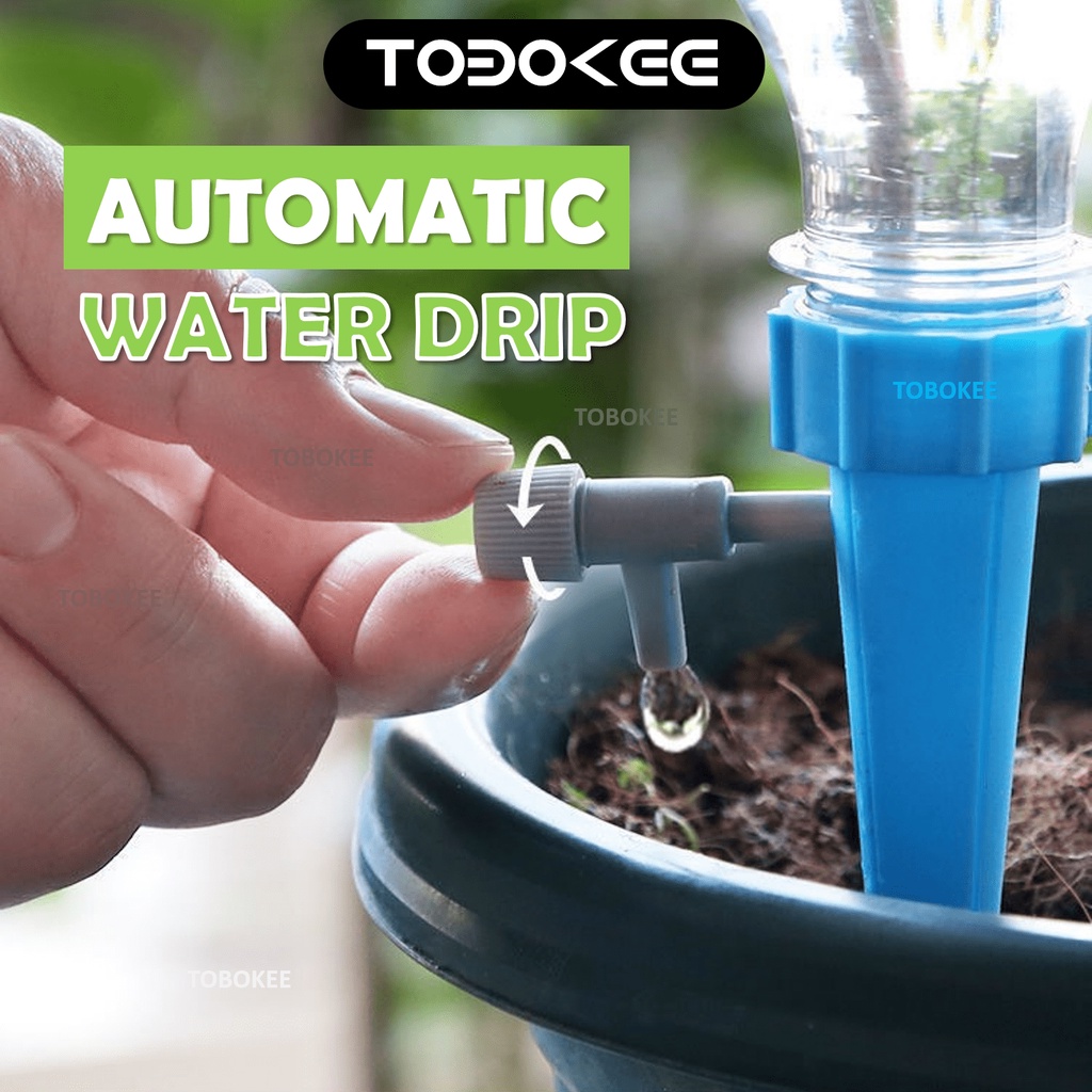 💧Auto Drip Self Watering System🌱 Automatic Water Plant Flower Vegetable Garden Siram Bunga Sayur