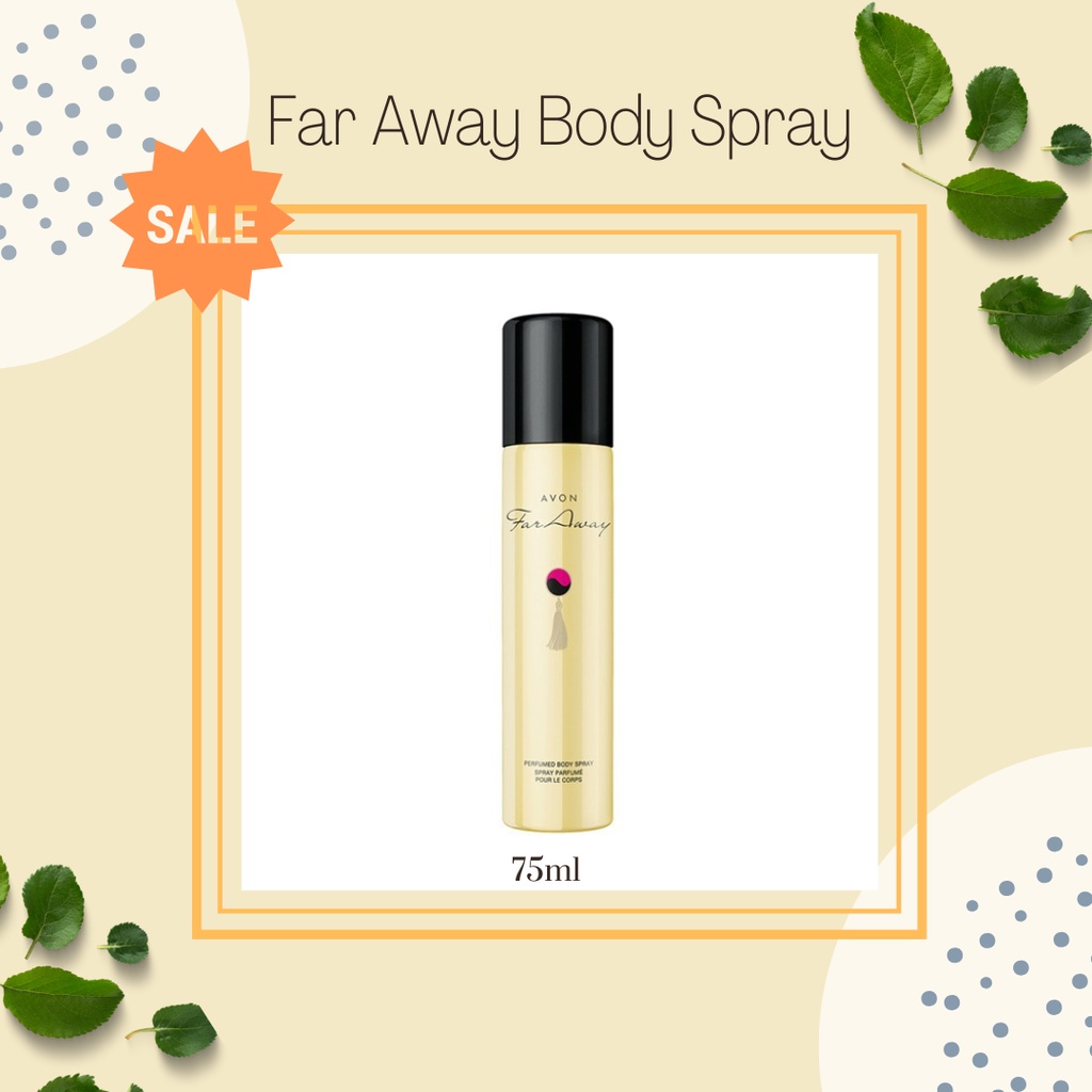 AVON FAR AWAY BODY SPRAY 75ML 100 ORIGINAL AVON (Ready Stock) Shopee Malaysia