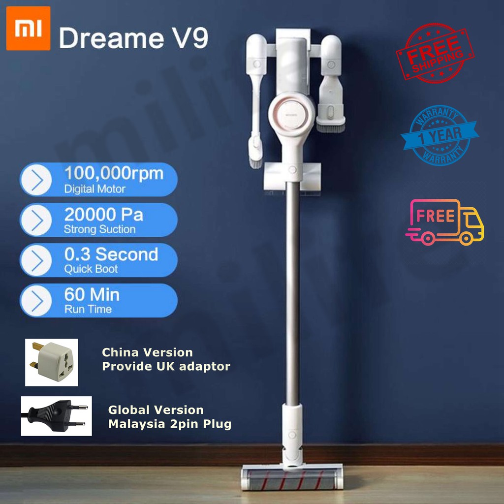 [English] Global Version Xiaomi Dreame Vacuum Cleaner V9 Wireless