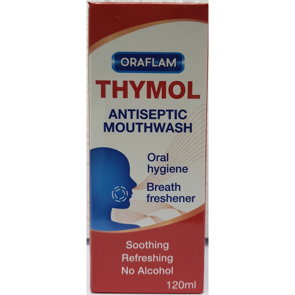 mSnz Oraflam Thymol Antiseptic Mouthwash (120mL) Shopee Malaysia