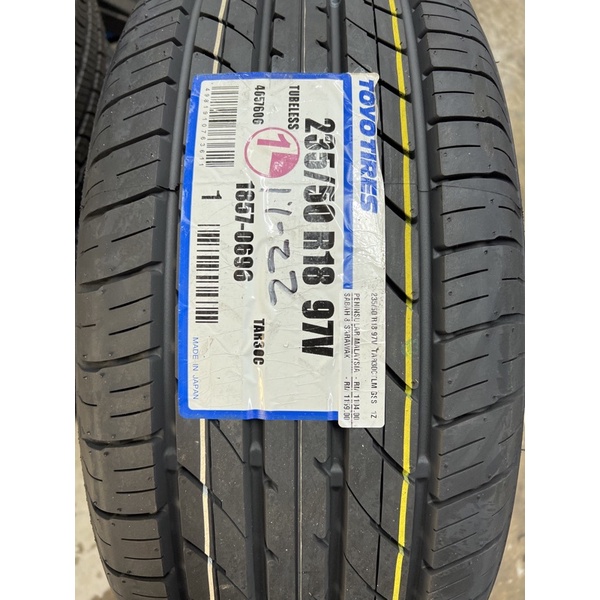 Tayar Baru Size 235 50 18 Toyo TAR30 Japan Made Year Made 2024 Shopee