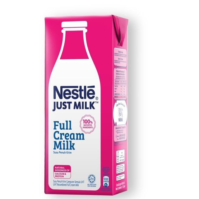 Nestle Just Milk FULL CREAM MILK 1 litre Shopee Malaysia