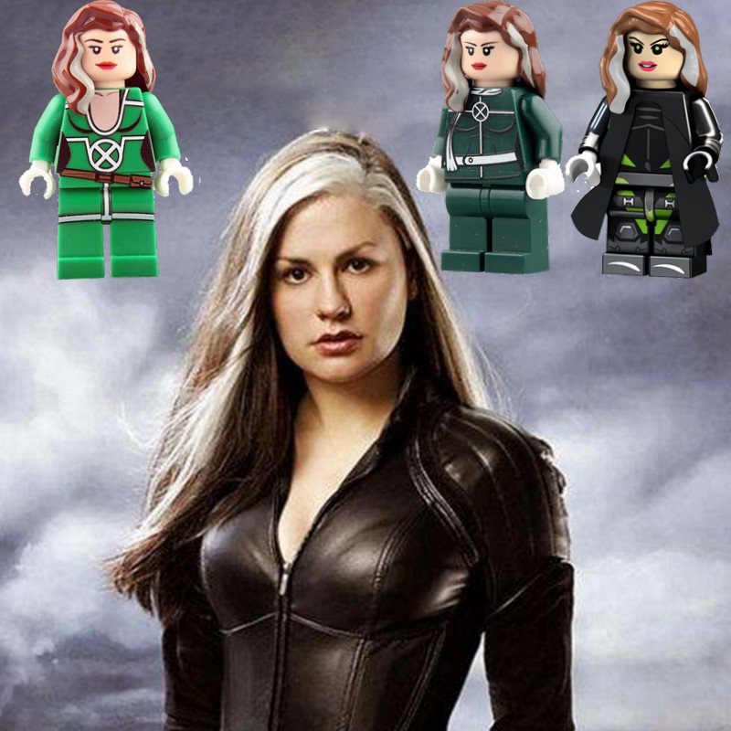 Marvel XMen Minifigures Compatible with Wolverine Laura Rogue Havok