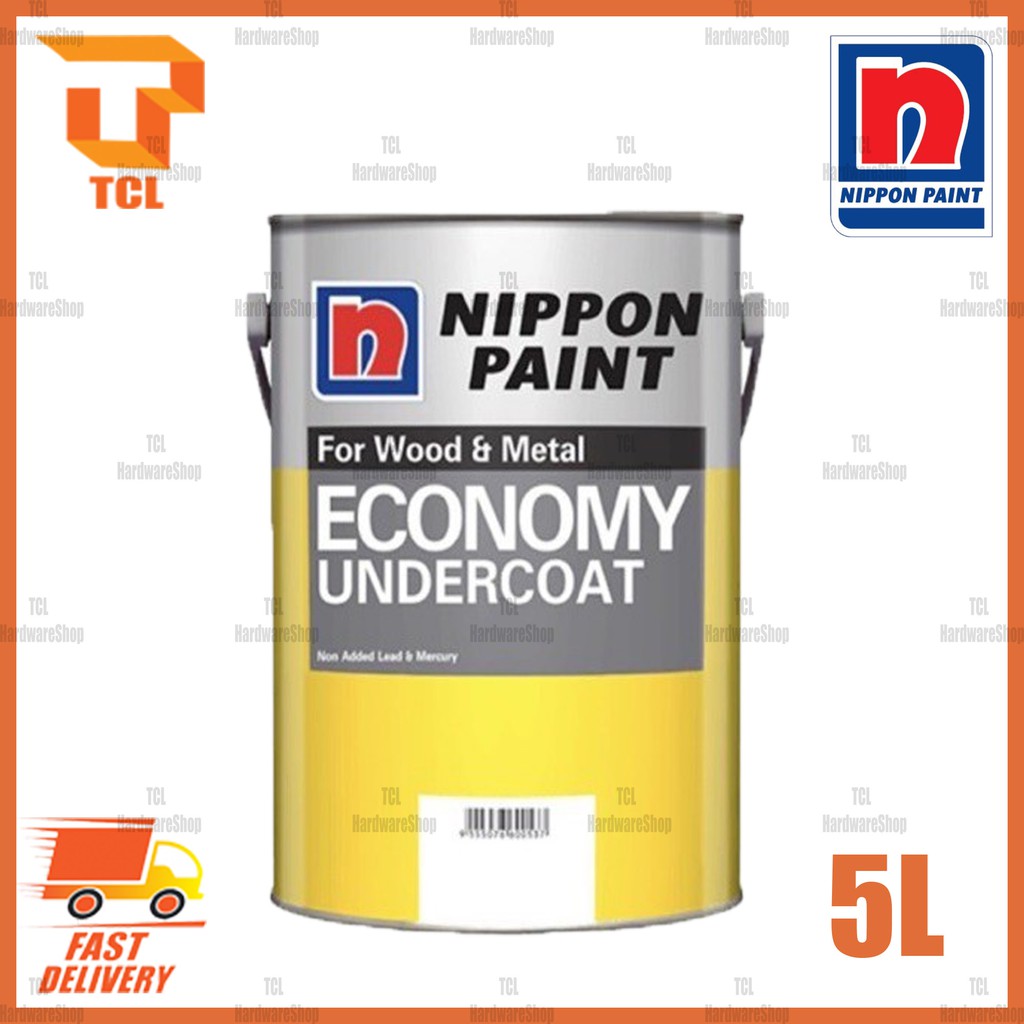 NIPPON UNDERCOAT KAYU DAN BESI WOOD AND METAL 5L Shopee Malaysia