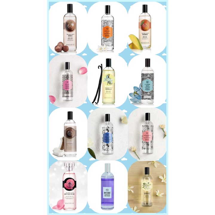 The Body Shop Fragrance Mist Brume Parfumee Shopee Malaysia