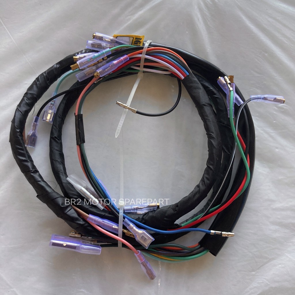 HONDA C70 WIRING 711 LAMPU BULAT // ( PAKAI HITACHI