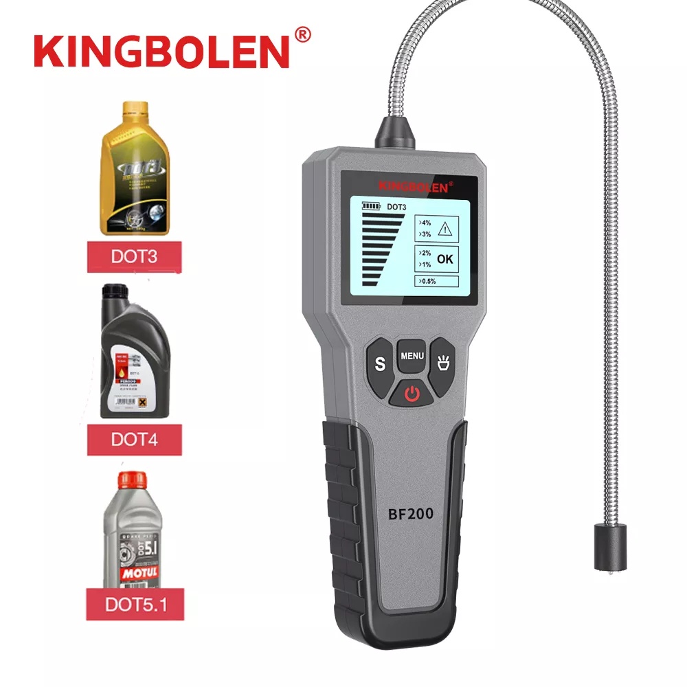 KINGBOLEN BF200 Brake Fluid Tester Digital LCD Display DY23B plus DOT 3/4 / 5.1 Car Fluid