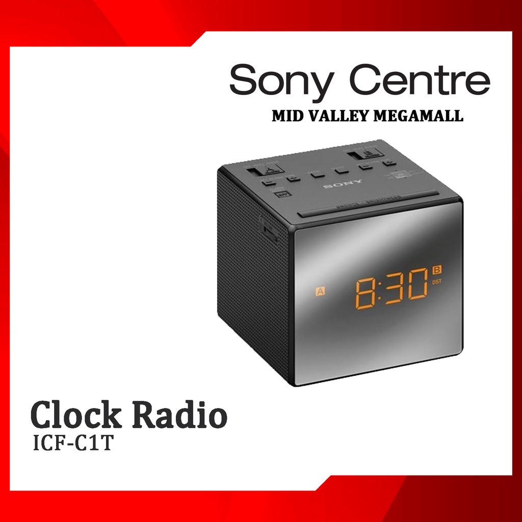 SONY ICFC1T FM Tune Alarm Radio Clock ( ICFC1T C1T ) Shopee Malaysia