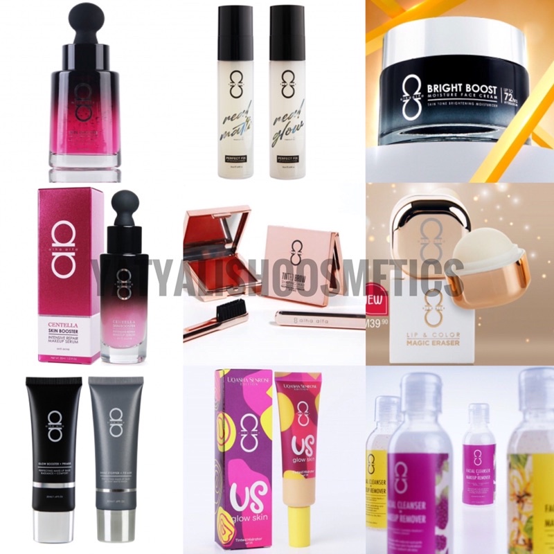 💥💯Original HQ💥Alha Alfa Skin Booster,Serum,Primer,Setting Spray,Wax