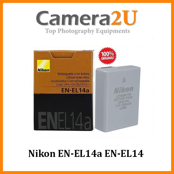 Genuine Original Nikon ENEL14a ENEL14 Battery for D3100 D3200 D3300