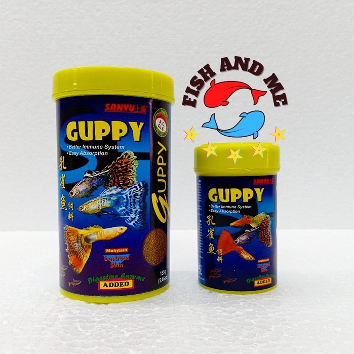 SANYU GUPPY FISH FOOD (50gm) Shopee Malaysia