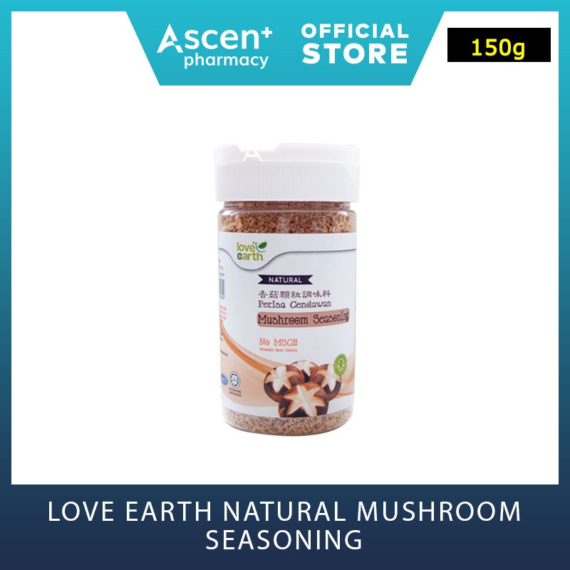 LOVE EARTH Natural Mushroom Seasoning [150g] (Expiry Date 09/2023