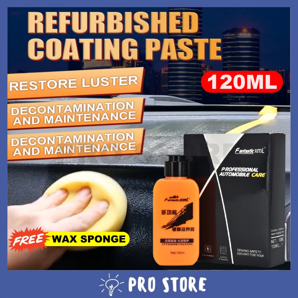 PROSTORE Car Interior Coating 120ML Car Leather Dashboard Coating Car