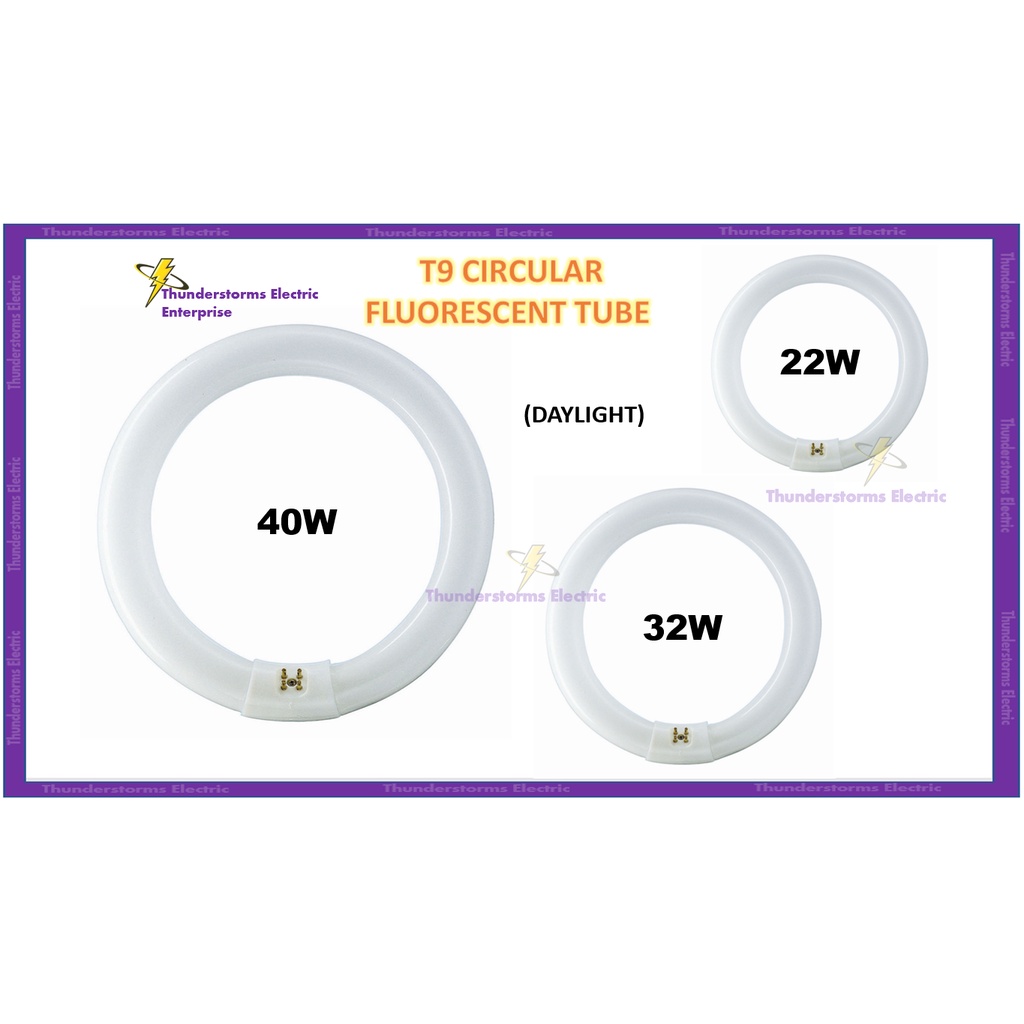 T9 Circular Fluorescents Tube 22w 32w 40w Round Ring Light Daylight