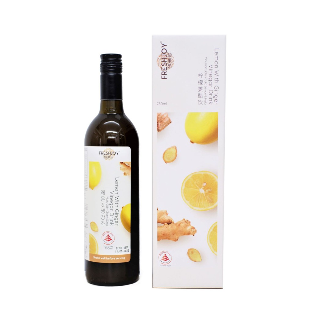 LEMON WITH GINGER VINEGAR DRINK FRESHJOY 750ML Shopee Malaysia