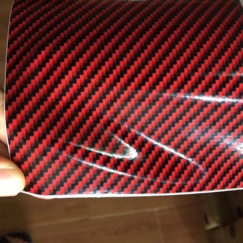 Car Vehicle 30cm x152CM 7D Carbon Fiber Vinyl Wrap Film Car Sticker ⚡