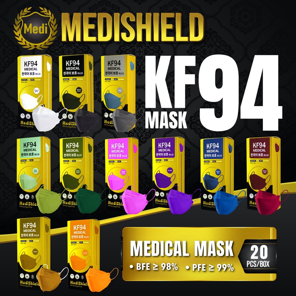[MALAYSIA READY STOCK] kf94 mask Face Mask kf94 4ply medical face mask