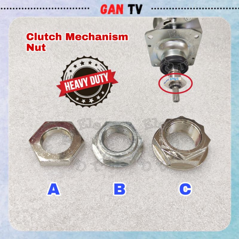 Heavy Duty Universal/LG Washing Machine Clutch Mechanism Gearbox Nut