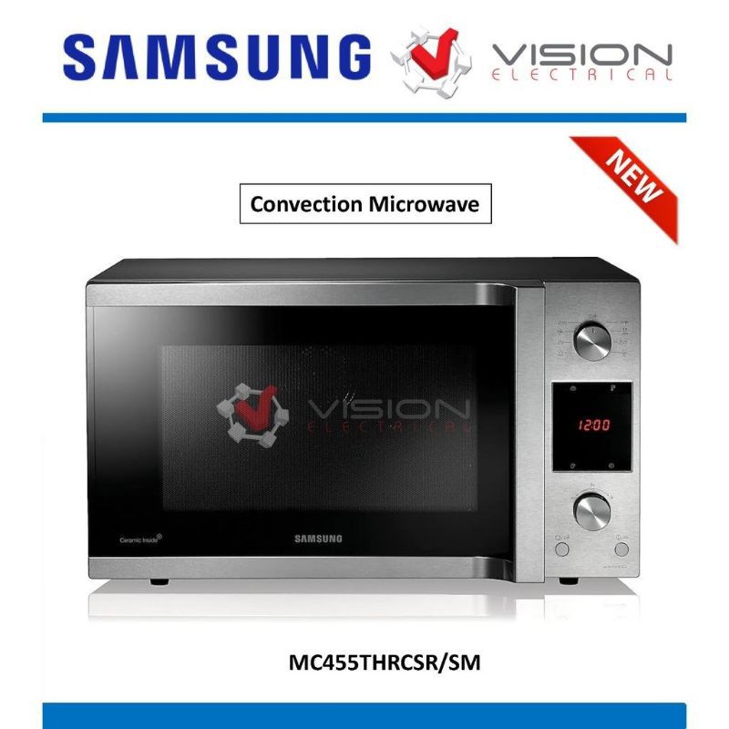 Samsung MC455THRCSR/SM Convection Microwave Oven with Big Capacity, 45L