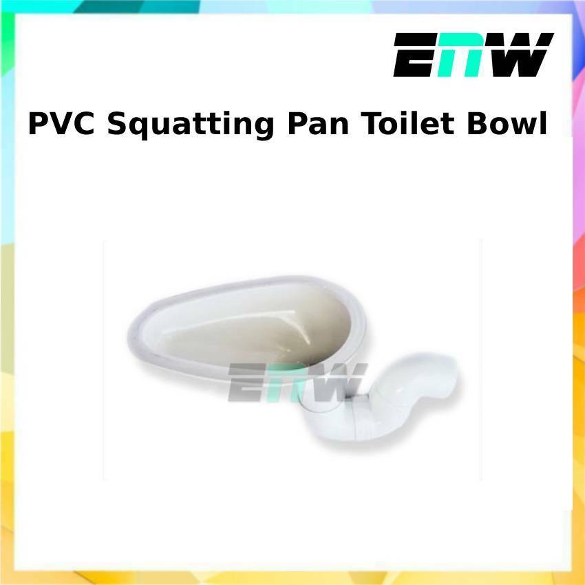 PVC Squatting Pan Toilet Bowl Shopee Malaysia
