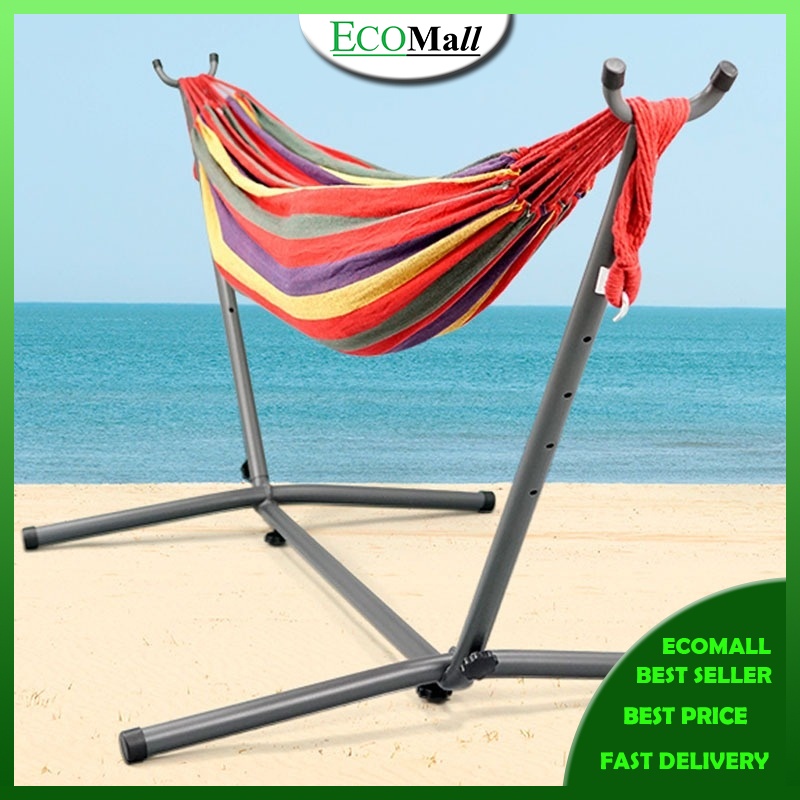 Stainless Steel Indoor Outdoor Buaian Foldable Bracket Hammock Stand